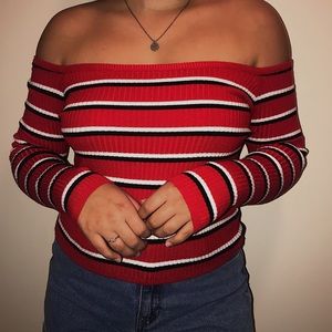 Over the shoulder top